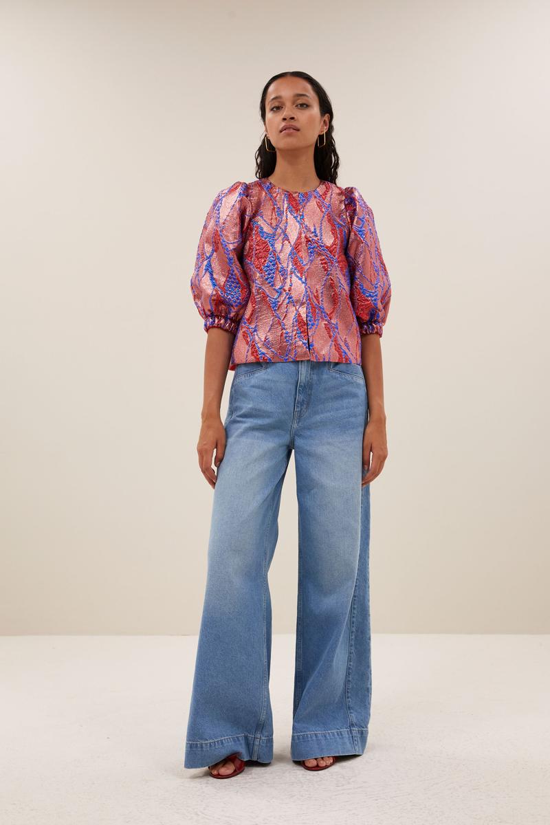 By-Bar Blouse Mauri Roze 6