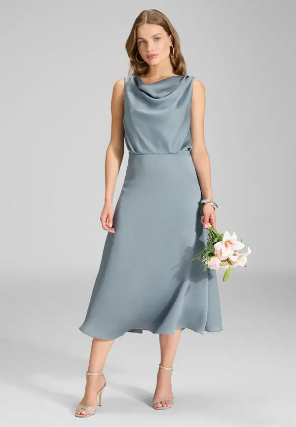 SWING Jurk 5AK04900 Blauw 1