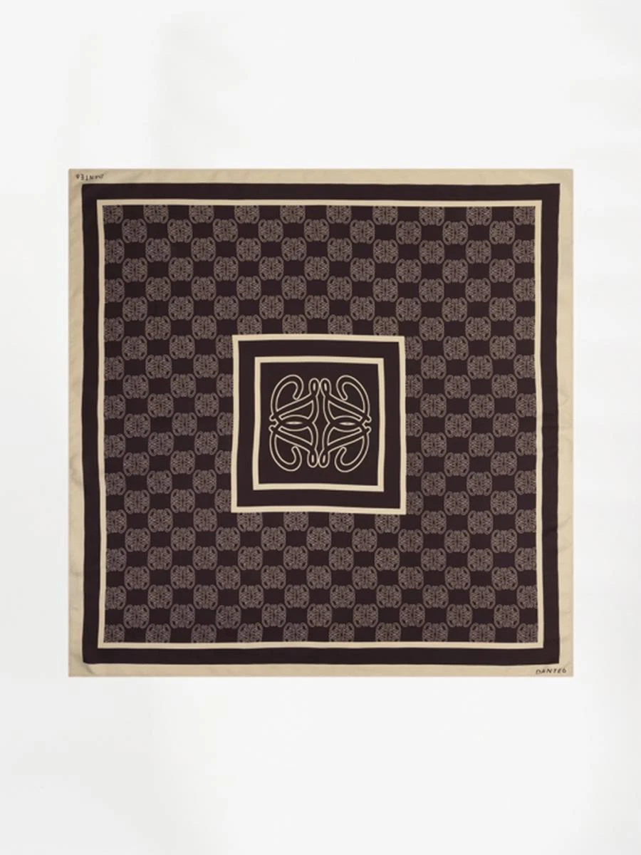 Dante6 Sjaal Monogram Paars 3