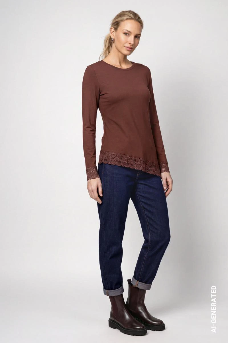 Monari Longsleeve 810460 Bruin 2