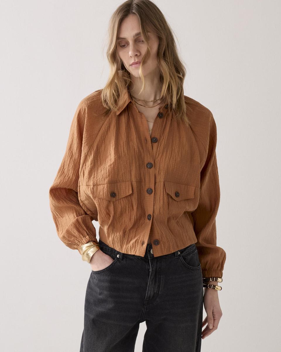 Summum Blouse 2s3454-12373 Bruin 1