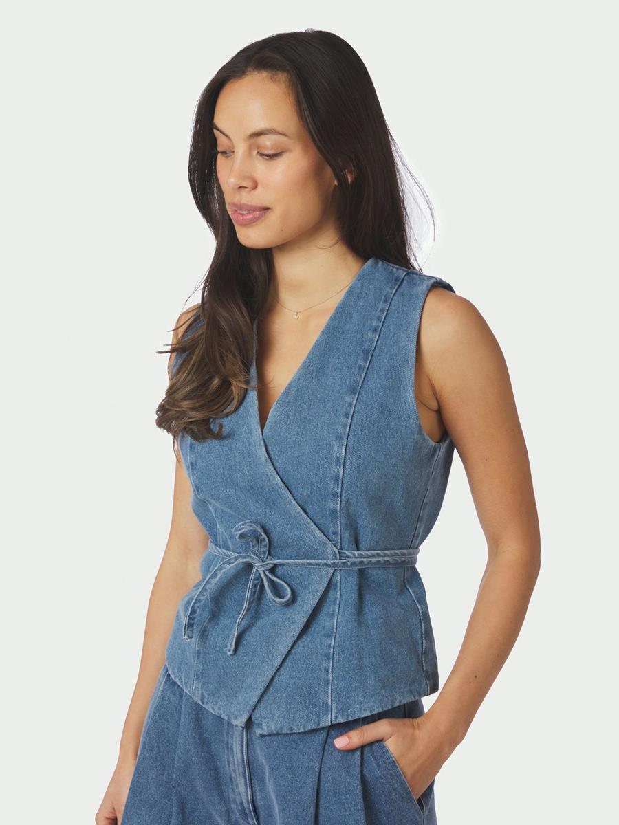 Neo Noir Gilet Samara Blauw 1