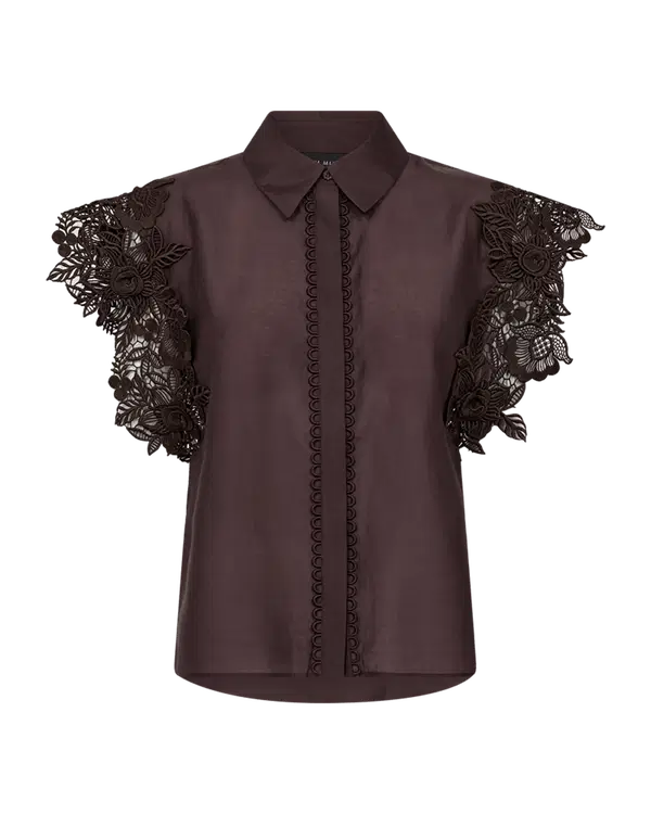 Copenhagen Muse Blouse Molly Bruin 1