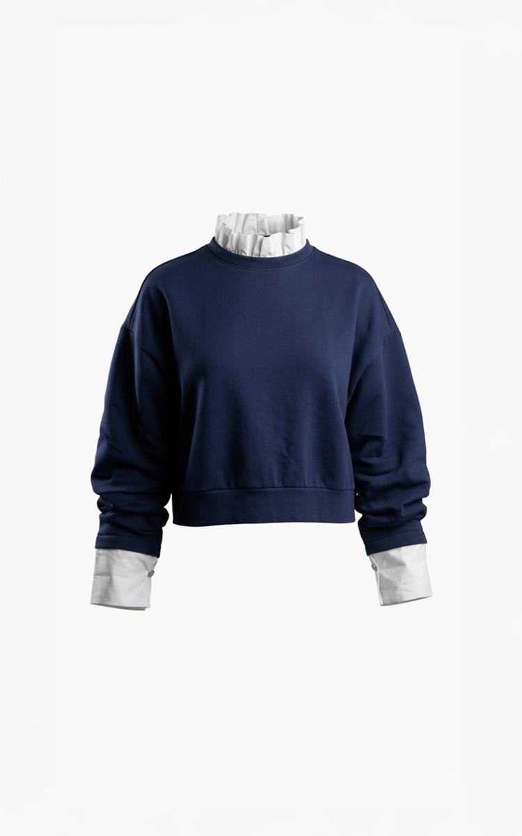 Aimée the Label Sweater Elan Blauw 2