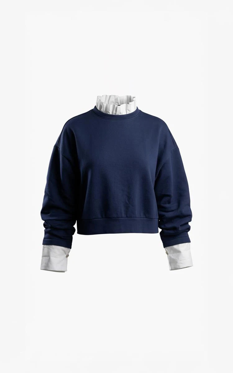 Aimée the Label Sweater Elan Blauw 2