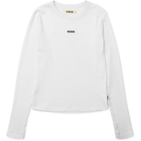 WOODBIRD Longsleeve Xao Wit 1