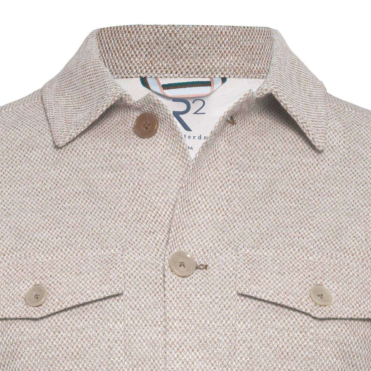 R2 Amsterdam Overshirt 132.OVERSHIRT.001 Beige 2