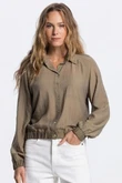 Jansen Amsterdam Blouse Ollie Groen 1