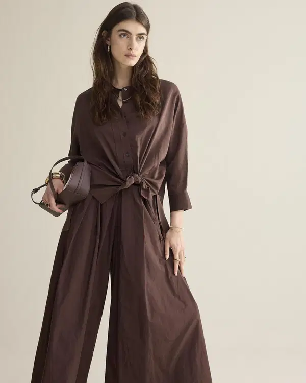 Summum Blouse 2s3403-12370 Bruin 1