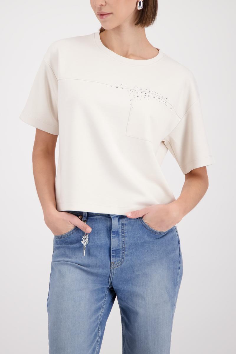Monari T-Shirt 410127 Beige 1