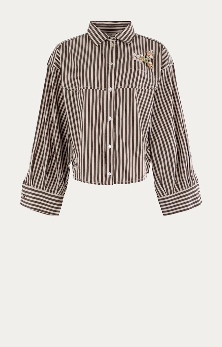 Anna Blouse 28A05-03794 Bruin 2