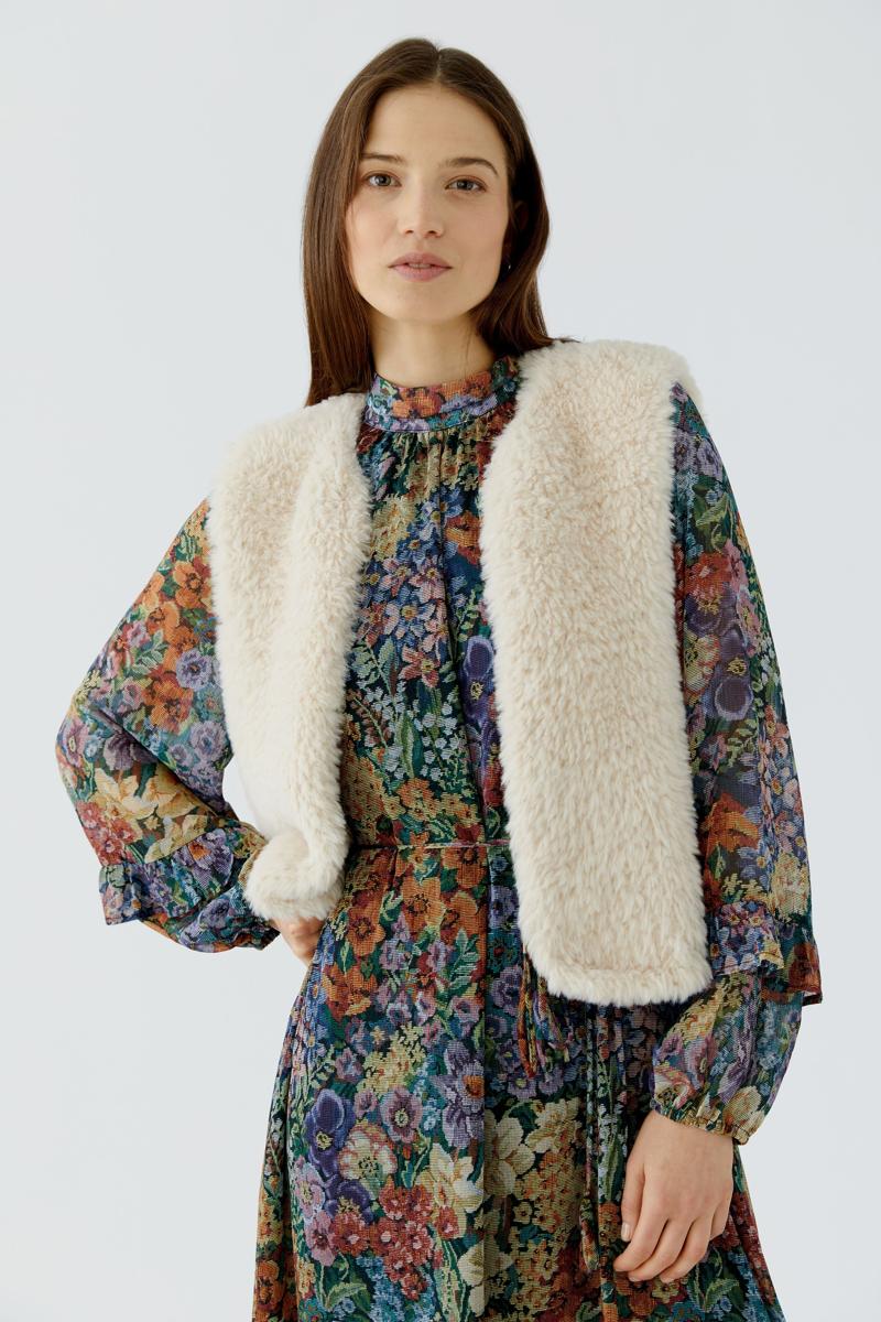 Oui Gilet 0098077 Off-White 1