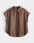 SOMEDAY Blouse Zamin Bruin 2