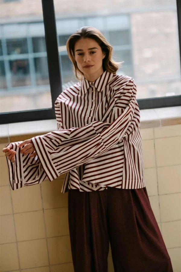 Aimée the Label Blouse Oslo Rood 1