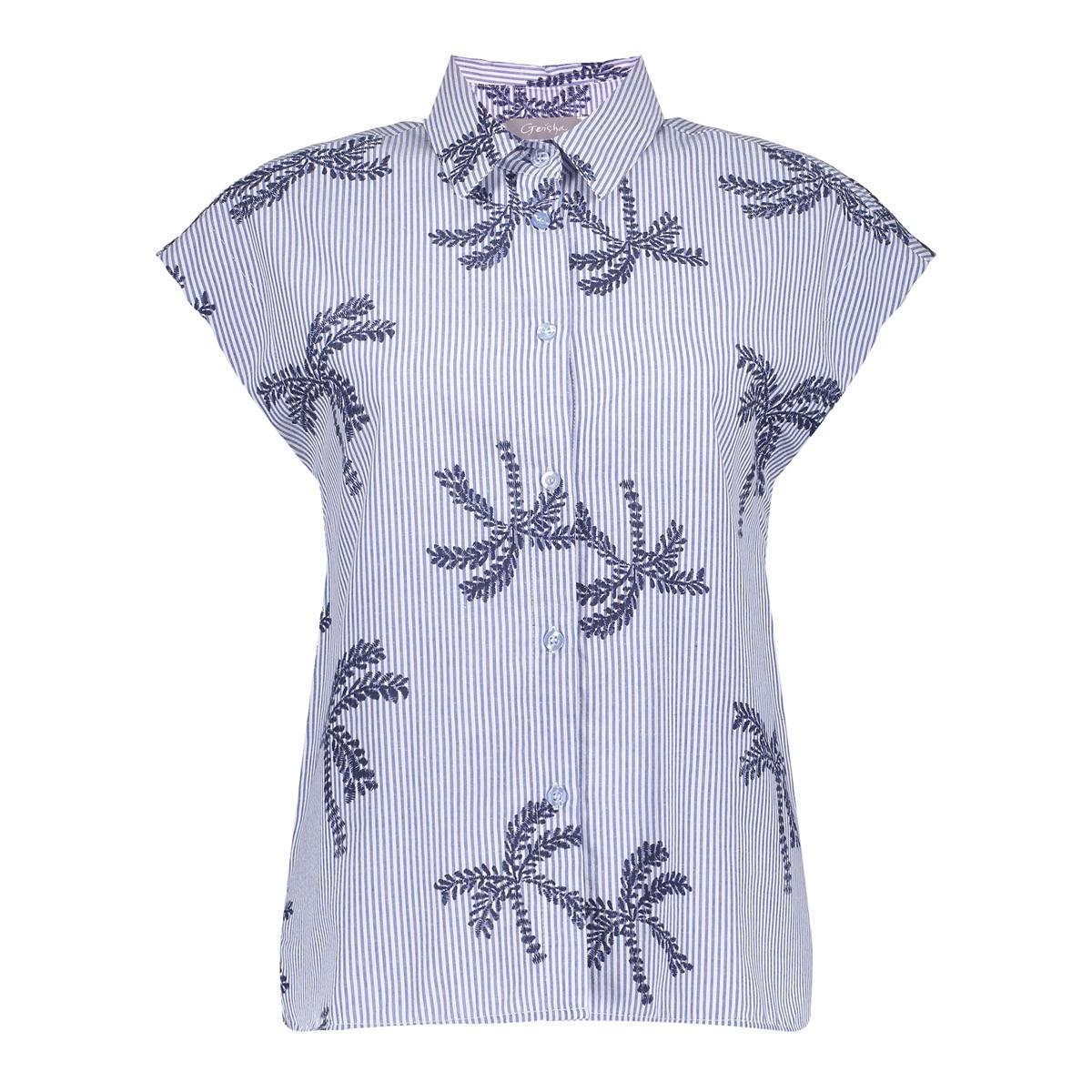 Geisha Blouse 63383-70 Blauw 3