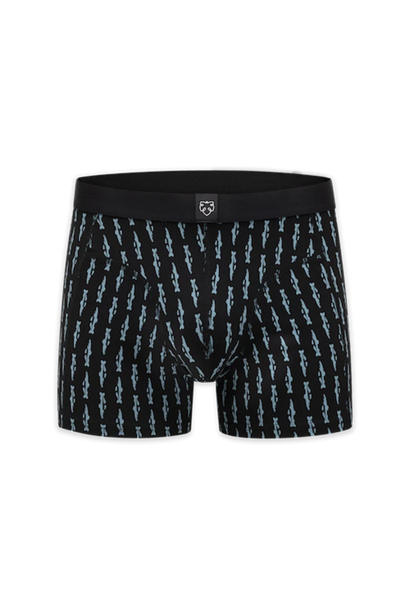 A-dam Boxershort Black Trouts Zwart 2