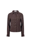 NUKUS Blouse NKF02123 Bruin 1