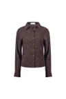 NUKUS Blouse NKF02123 Bruin 1