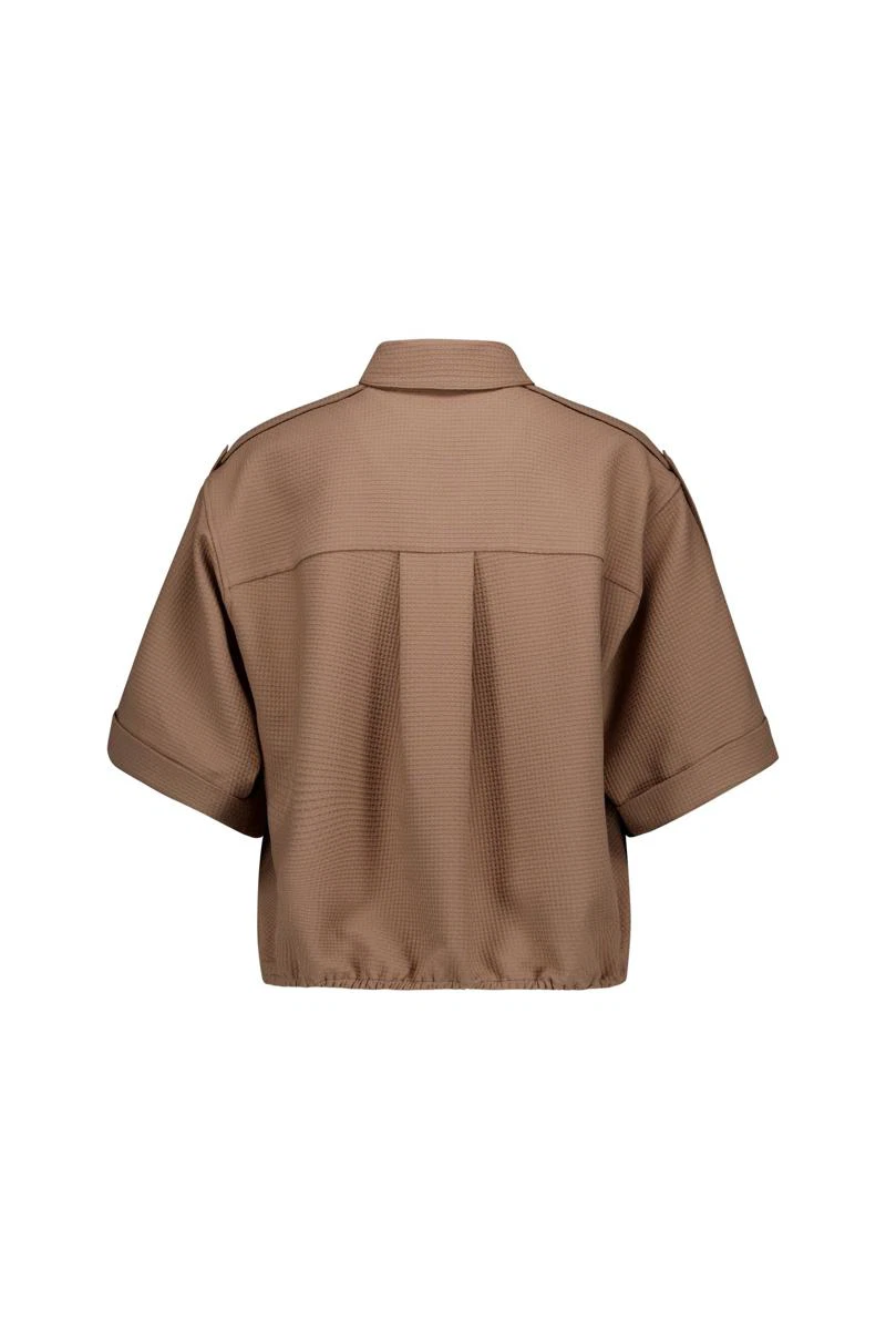 Studio Anneloes Blouse Nellie Waffle Bruin 3