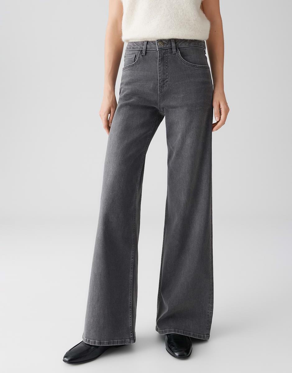 OPUS Jeans Minah Palazzo Grijs 1