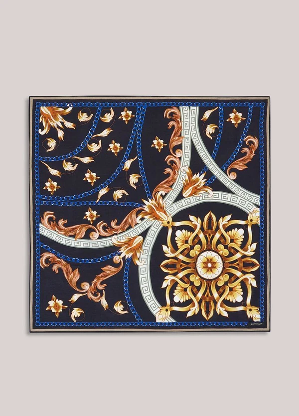 Summum Sjaal 8s1108-8617 Blauw 1