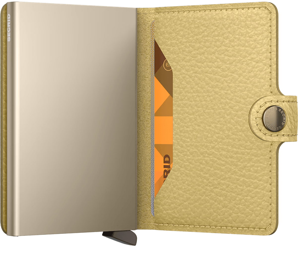 Secrid Miniwallet Pebble Butter Yellow Geel 2
