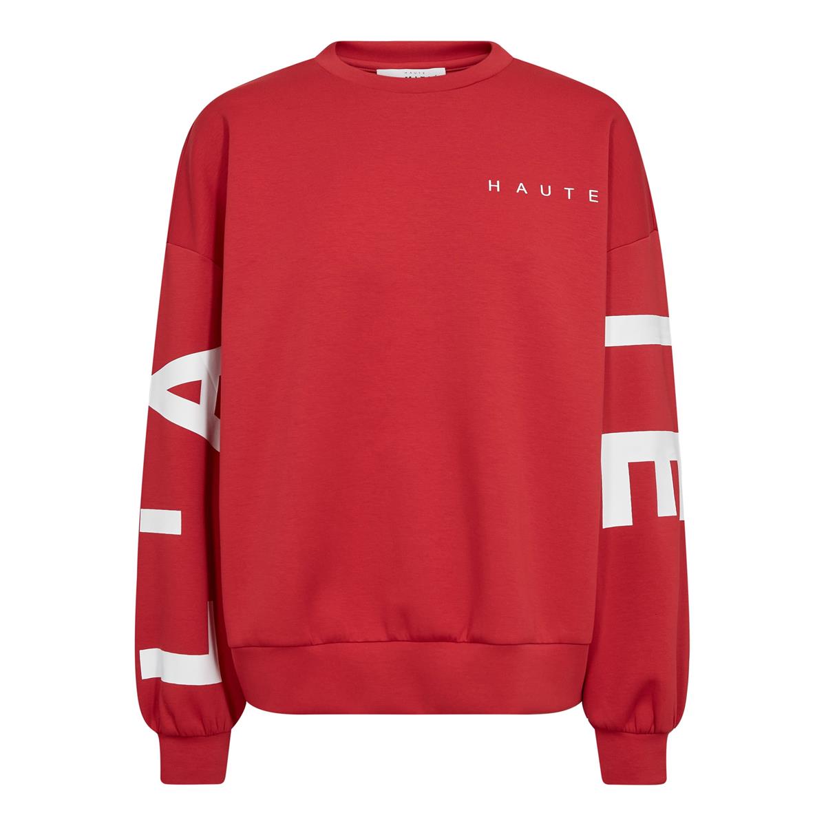Haute L'Amitié Sweater Maxi Split Rood 1