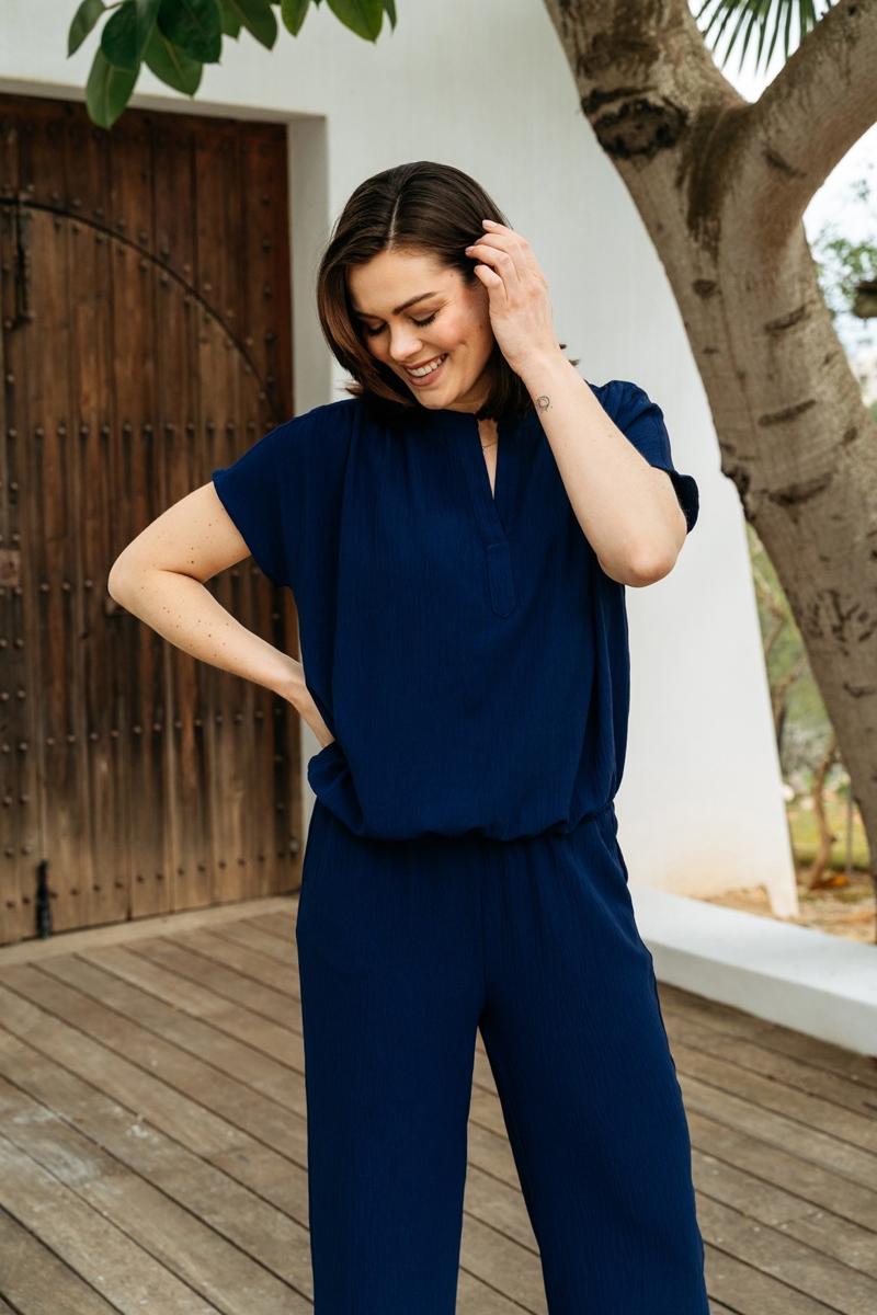 &Co Woman T-Shirt BL442 Blauw 4