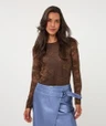 EsQualo Longsleeve W26.30724 Bruin 5