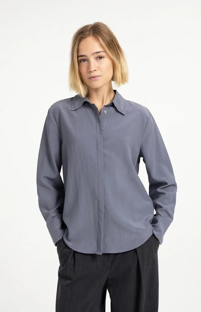 YAYA Blouse 01-201247-609 Blauw 1