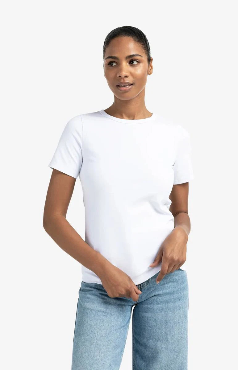 YAYA T-Shirt 01-719047-N Wit 1