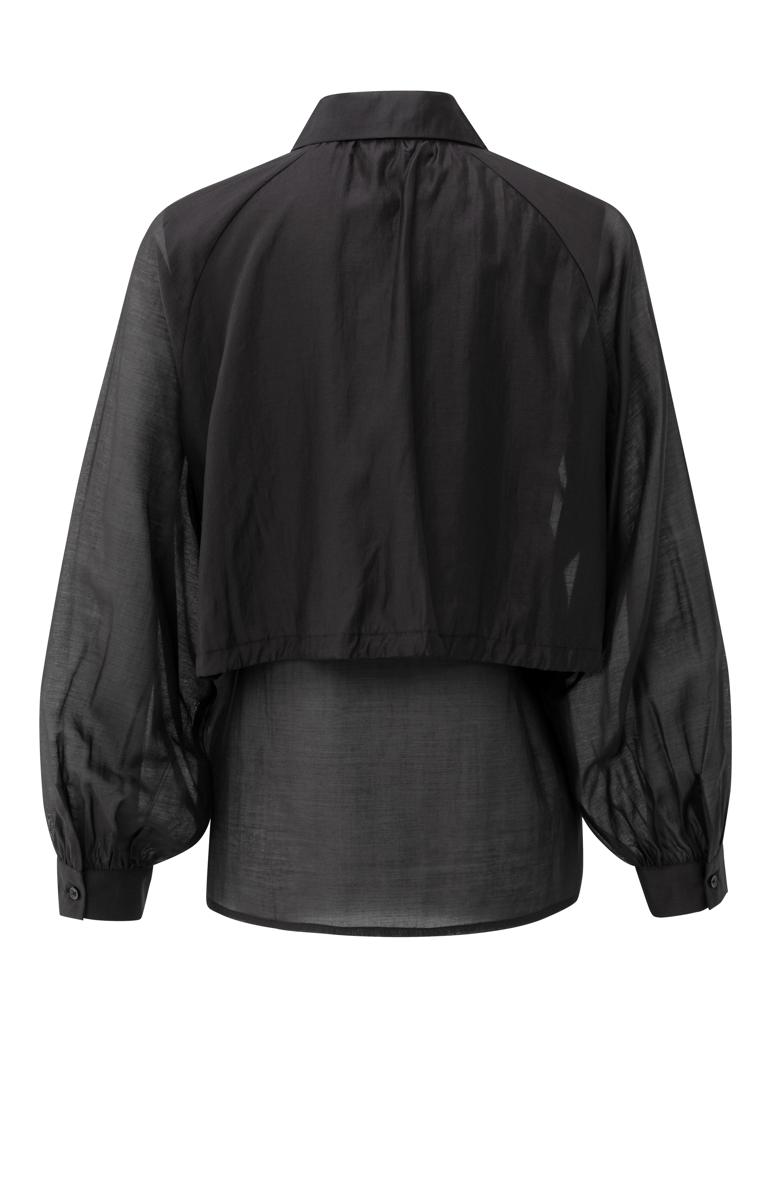 YAYA Blouse 01-201195-511 Zwart 3