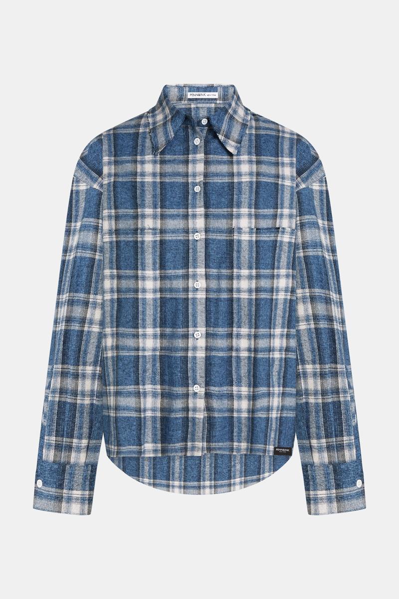 Penn & Ink Blouse W26C421 Blauw 1
