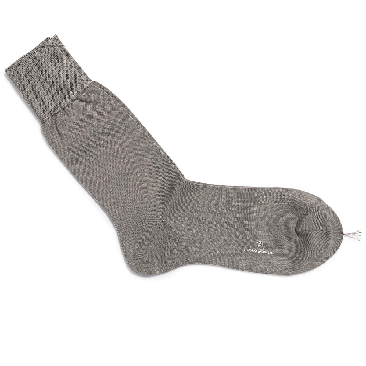 Carlo Lanza Sokken 100 Classico Taupe 3