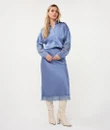 EsQualo Blouse W26.14700 Blauw 2