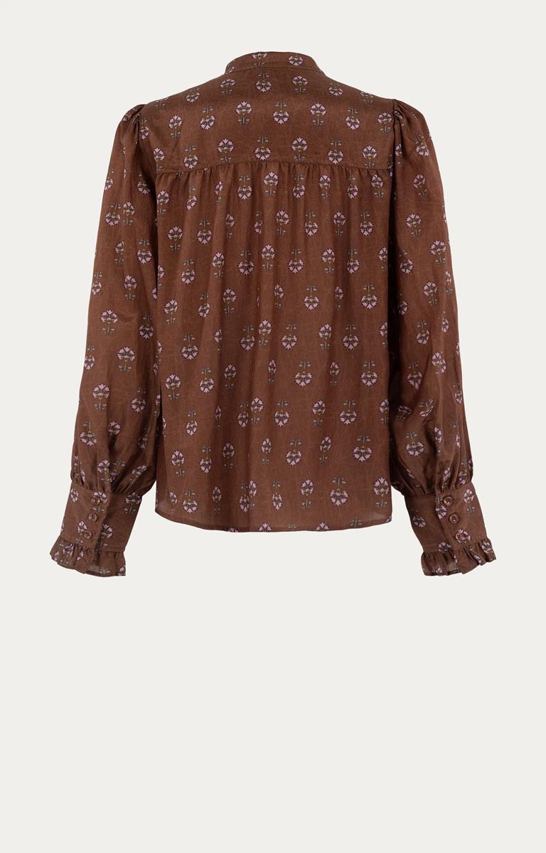 Anna Blouse 43a05-03830D Bruin 4