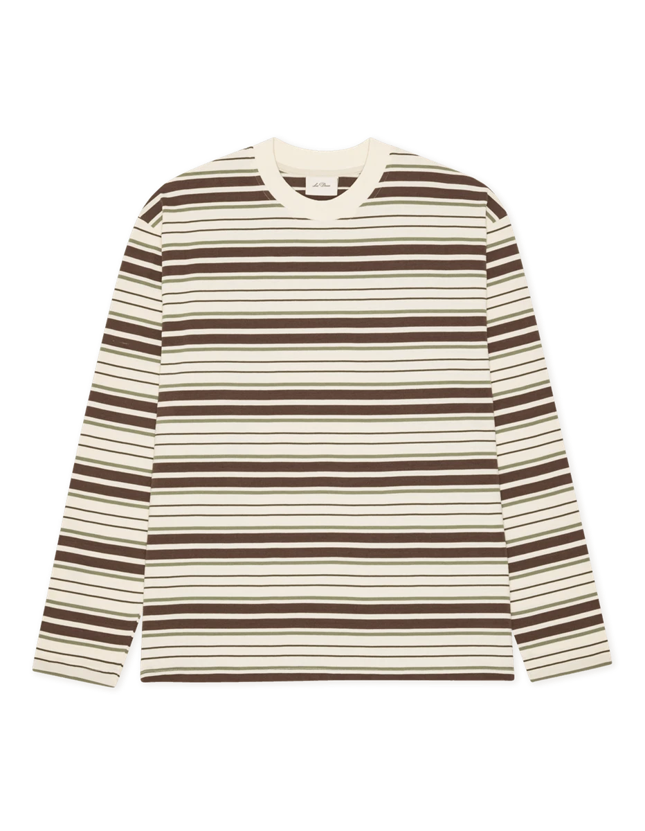 Les Deux Longsleeve Stripe Rood 3
