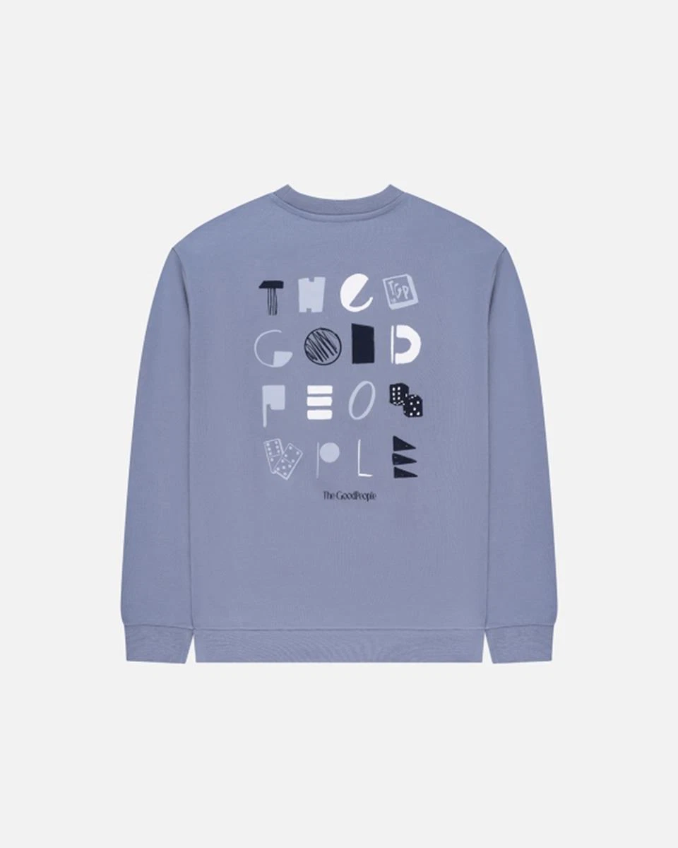 The GoodPeople Sweater Lax Blauw 2