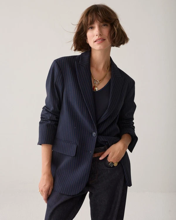 Summum Blazer 1s1325-12495 Blauw 1