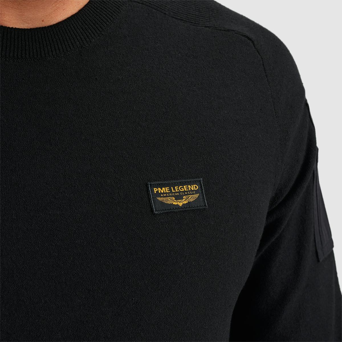 PME Legend Trui PKW0000331 Zwart 5