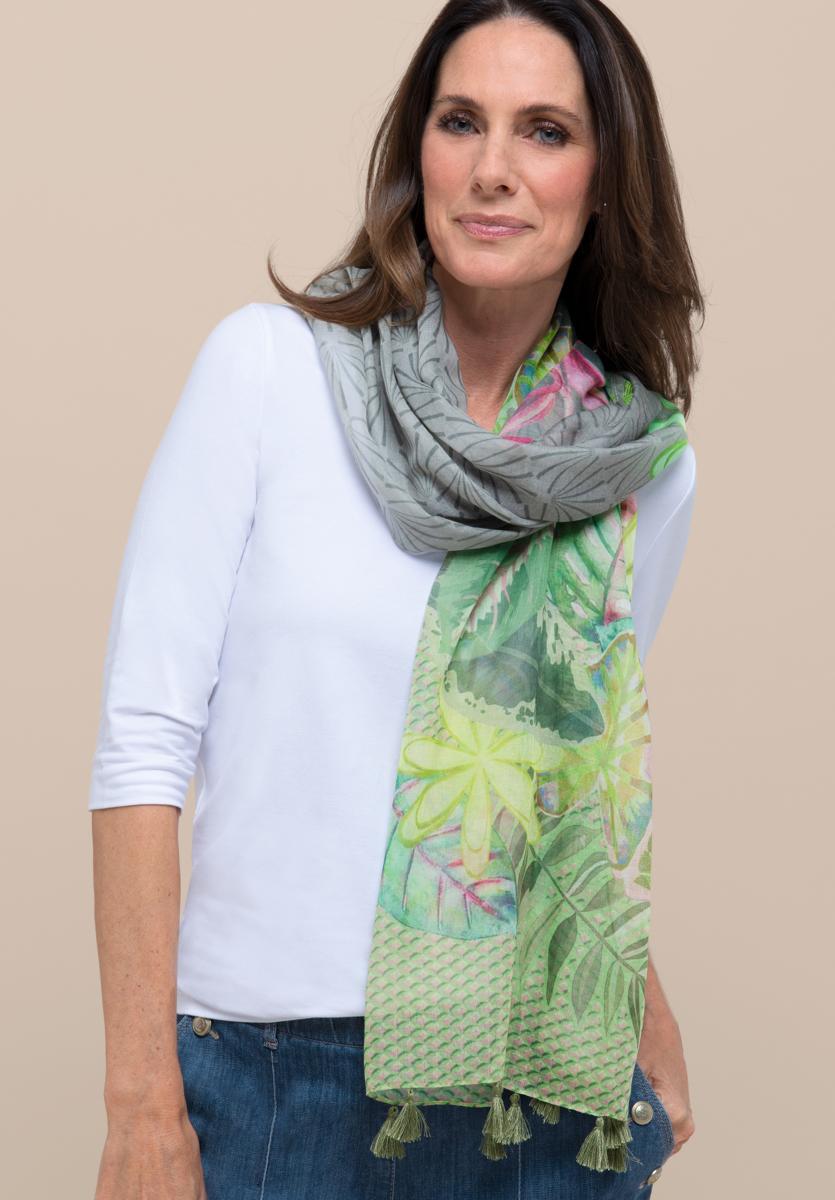 Bianca Sjaal Pinta Groen 1