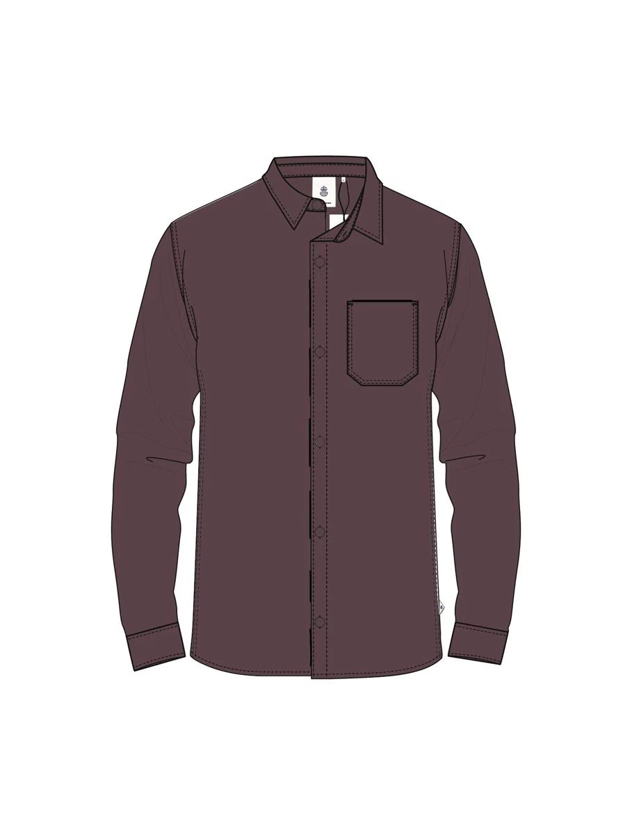 Law of the Sea Overhemd LAW-10545 Paars 1