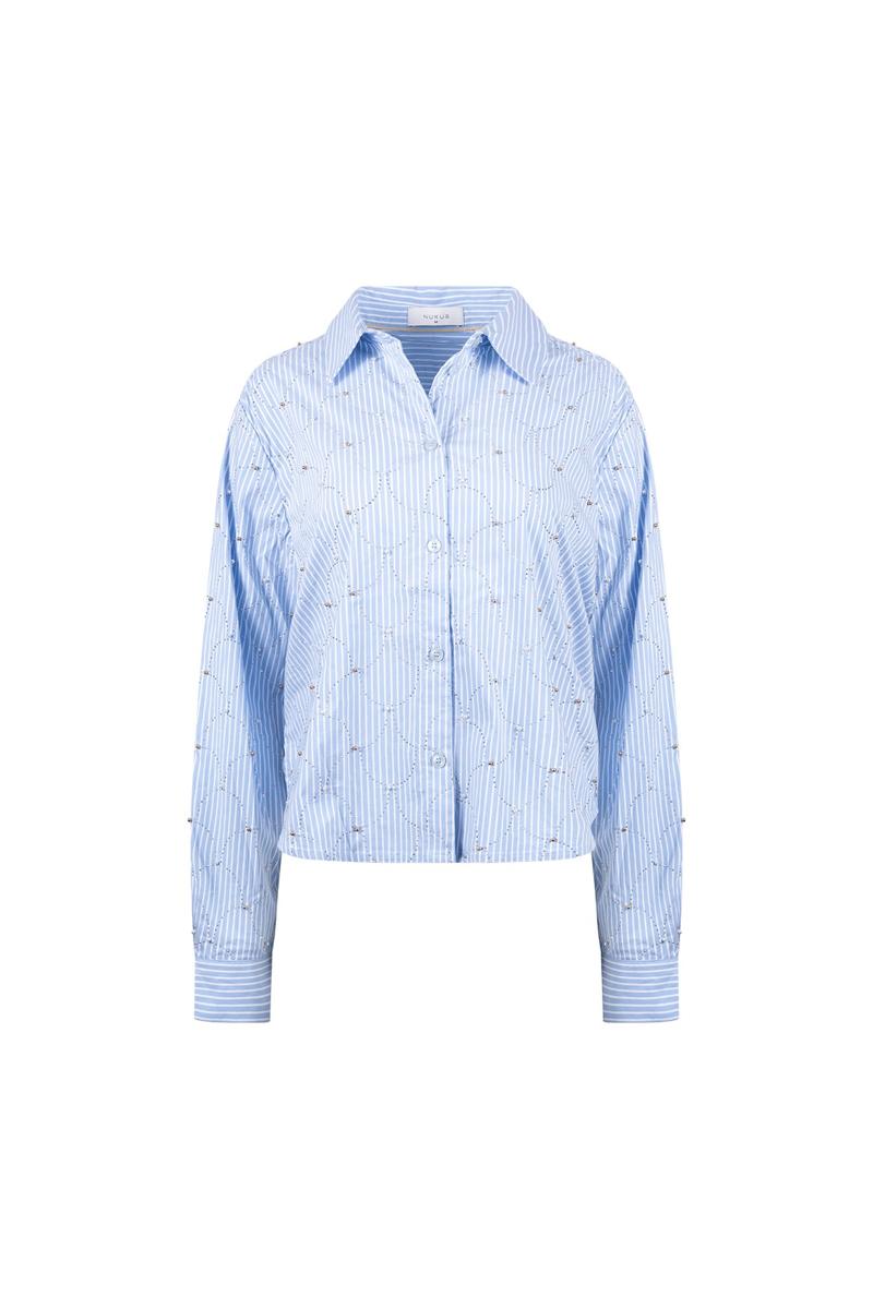 NUKUS Blouse NKF02144 Blauw 1
