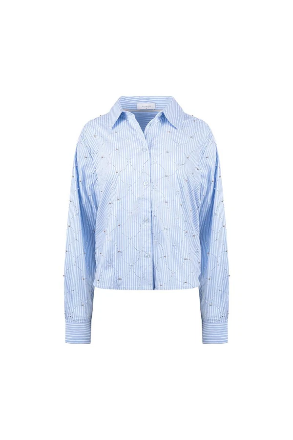 NUKUS Blouse NKF02144 Blauw 1