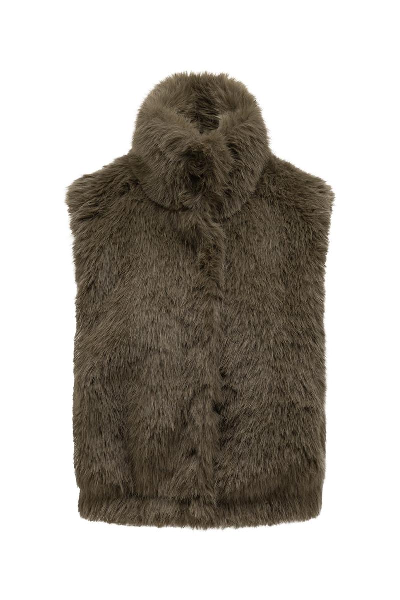 Label DOT Gilet 2627002 Taupe 2