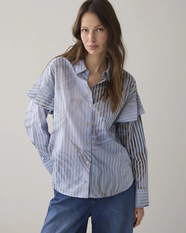 Summum Blouse 2s3429-12367 Blauw 1