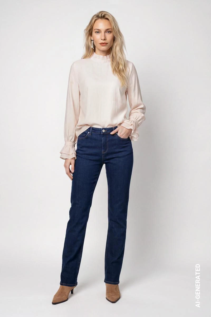 Monari Pantalon 810575 Blauw 6