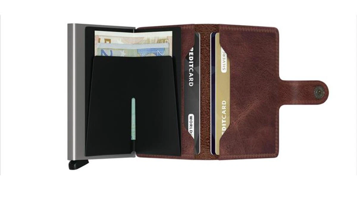 Secrid Miniwallet Vintage Brown Bruin 3