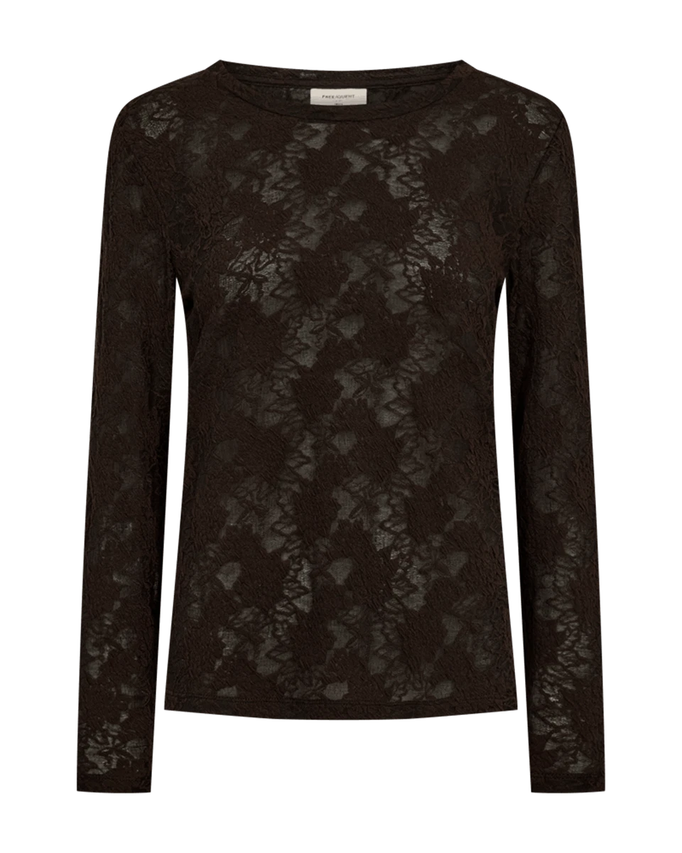 Freequent Longsleeve Esvia Bruin 1