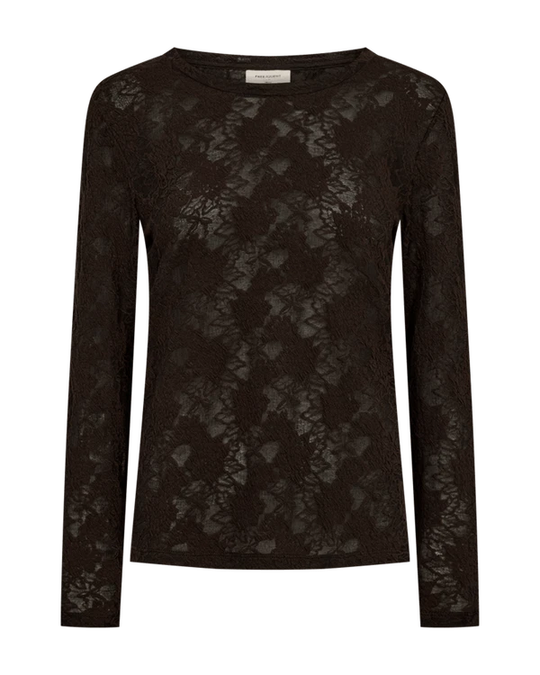 Freequent Longsleeve Esvia Bruin 1